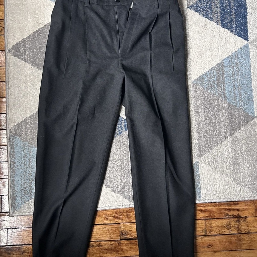 Classic Black pleated Trousers
